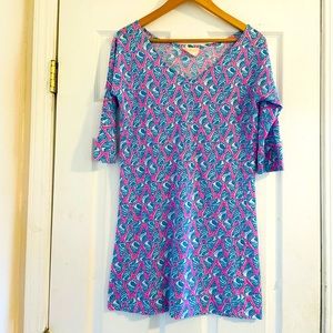 Lilly Pulitzer pink/blue night dress